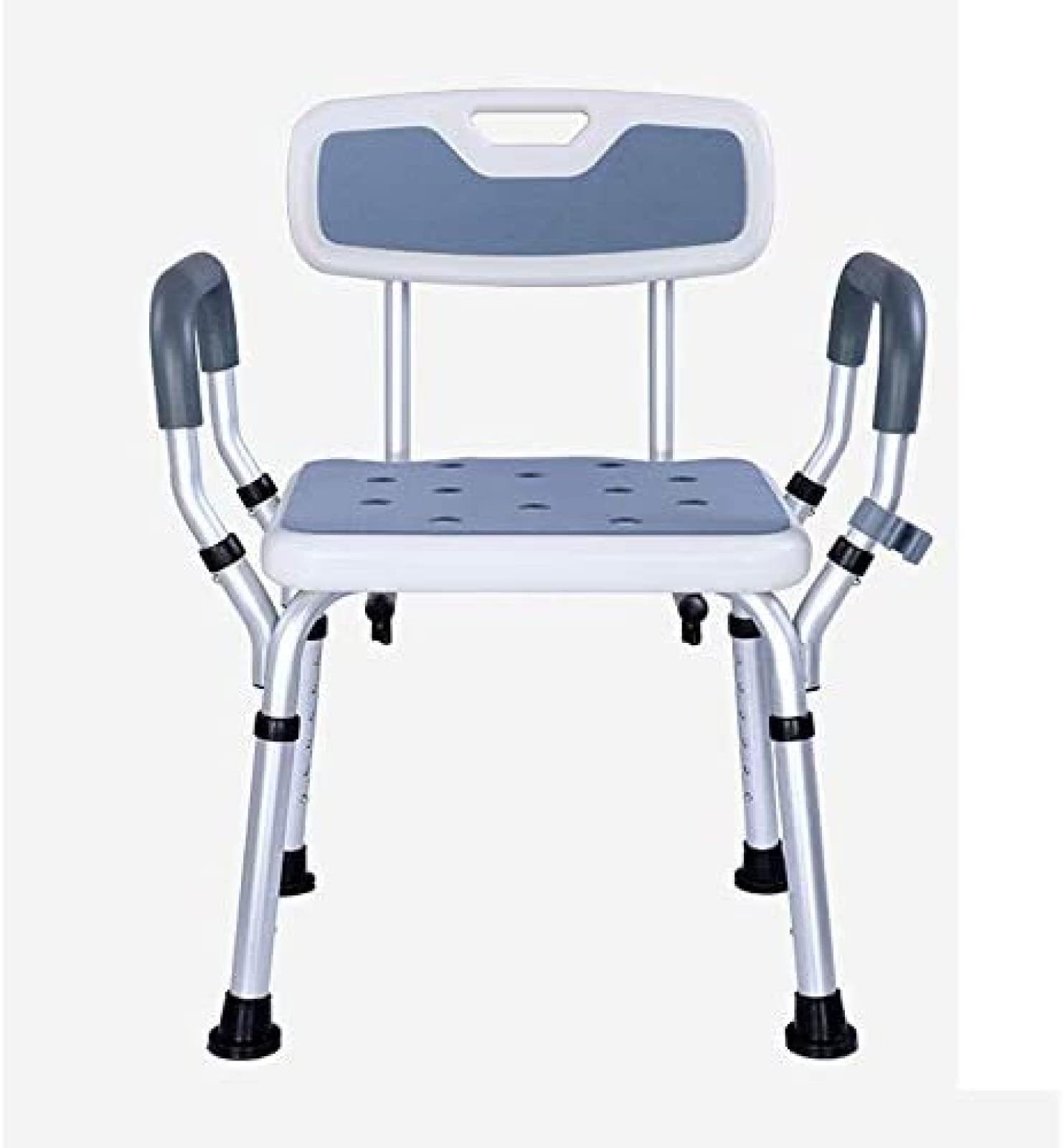 Sillas De Ducha para Personas Mayores con Brazos Y Respaldo Taburete De Ducha, Auxiliares De Ducha para Discapacitados Y Adultos, Asientos De Ducha Asiento De Ducha Antideslizante Regulable