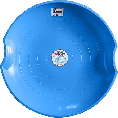 Miniatura 16 de Flexible Flyer Trineo de nieve Flying Saucer. Disco deslizante redondo SNO Rojo -,Azul, Naranja, Verde,los colores pueden variar