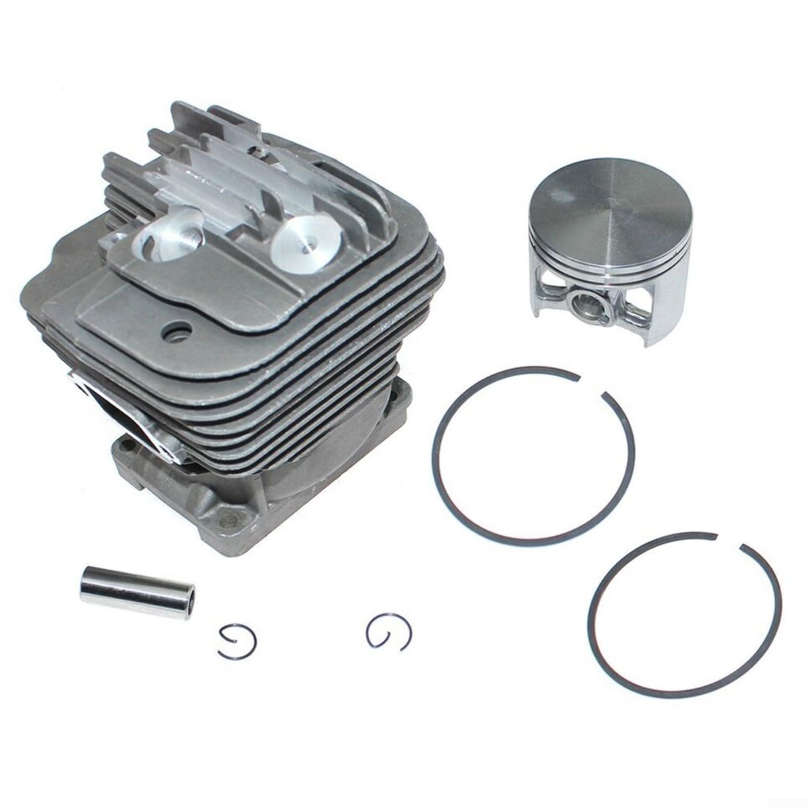 Cilindro ad alesaggio grande per kit PISTONE per motosega MS661 56mm per rivestimento NIKASIL Parte di ricambio ad alte prestazioni n. 1144-020-1200 Set completo con anelli di sicurezza per