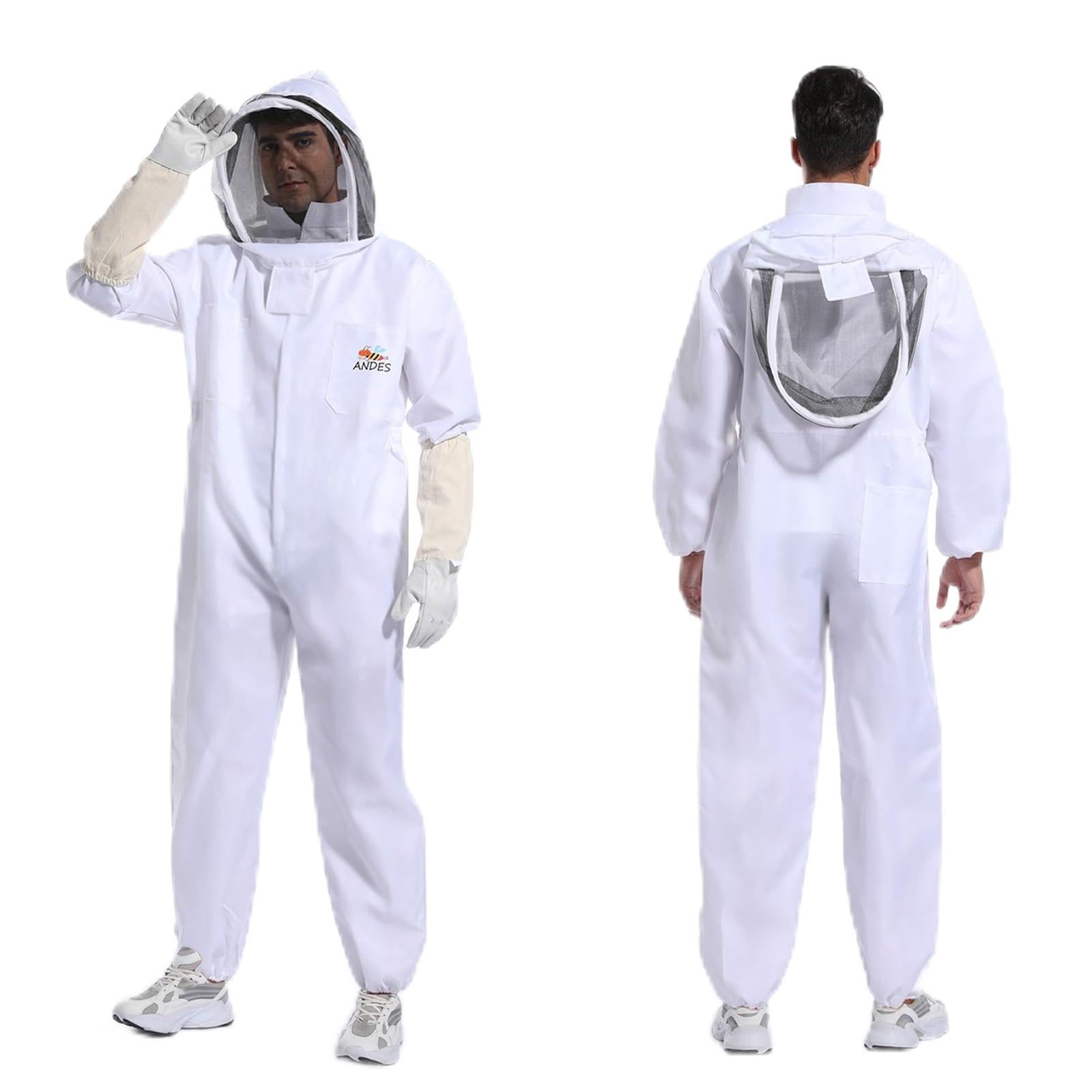 ANDES Beekeeper Suit Traje de Apicultura (Pack de 2) Unisex Adulto