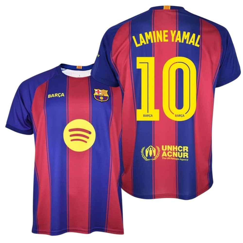 FCB FC Barcelona Lamine Yamal Jersey 25/26 | Adult Home | Official Stadium Replica with Name and Barça Print