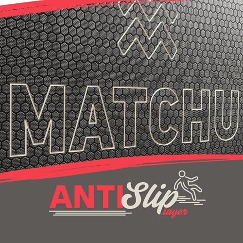 MATCHU - Plyo Box - Jump Box - Sprungbox - Crossfit Box - Einstellbar - Anti-Rutsch Oberfläche - Holz - Tragfähigkeit 300 KG - Leicht zu Transportieren - Schwarz (20/24/30 INCH)