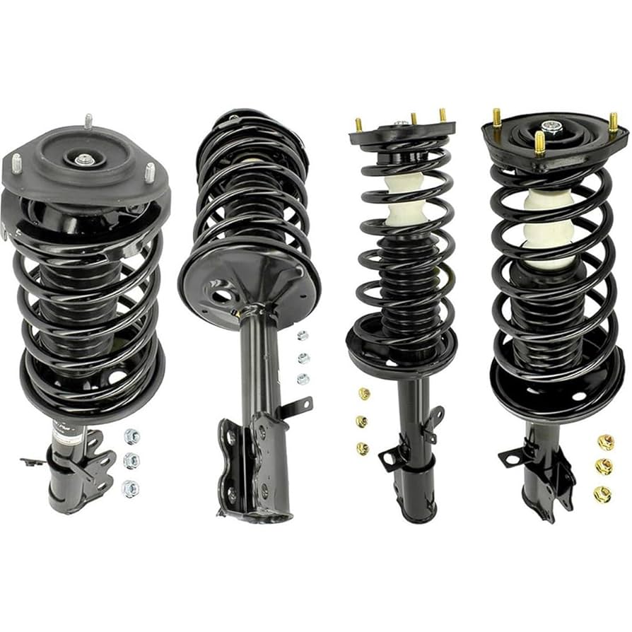 SPRING ゾロ Amazon.com: Front Rear Complete Struts for Toyota Corolla