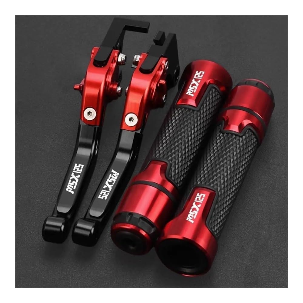 Mlioju Q Motorcycle Clutch Lever 2023 2022 Motorcycle Adjustable Brake Clutch Levers Handlebar Grips Ends For Msx125 Grom Msx 125 2013-2021 2020 2019 2018