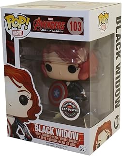Comprar Black Widow with Captain America's Shield (Marvel) Bobble Head Funko Pop! Vinyl Figure by FunKo