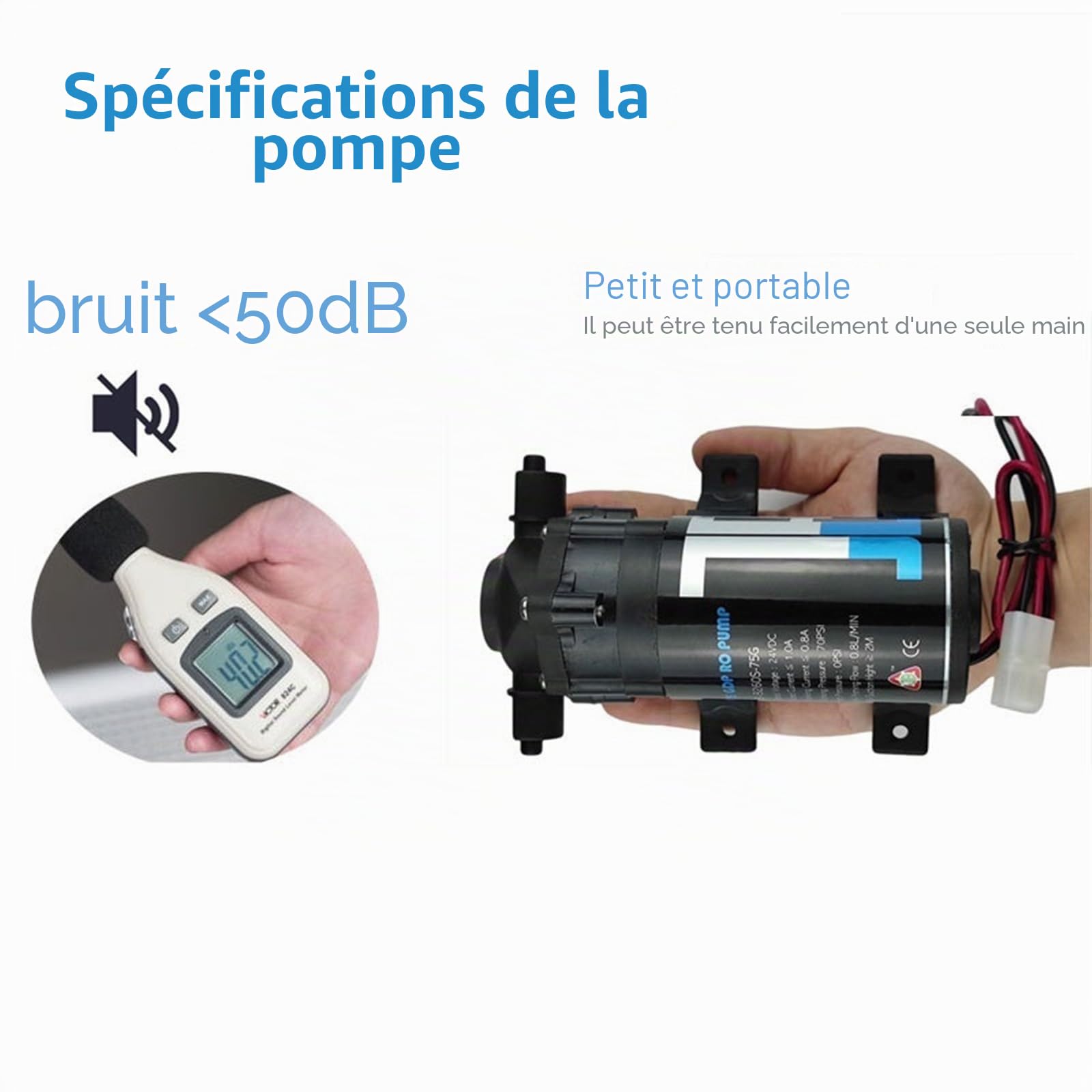 Brumisateur terrasse exterieur Kit avec pompe, Tuyau d'arrosage pour serre de jardin, Système de brumisation d'extérieur automatique ligne de brumisation + buses de brume + adaptateur en laiton ( Size