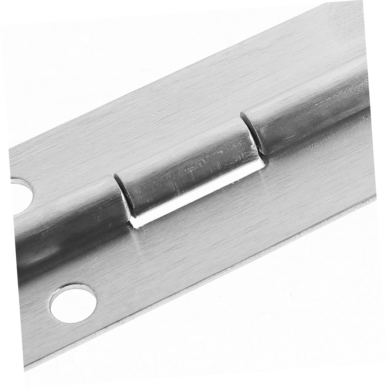 NULYLU 6pcs Piano Hinge Long Hinges Flush Hinges Butt Hinges for Cabinet Doors Table Hinge Continuous Hinge Hinges for Crafts Cabinet Hinges Piano Connector Stainless Steel Silver