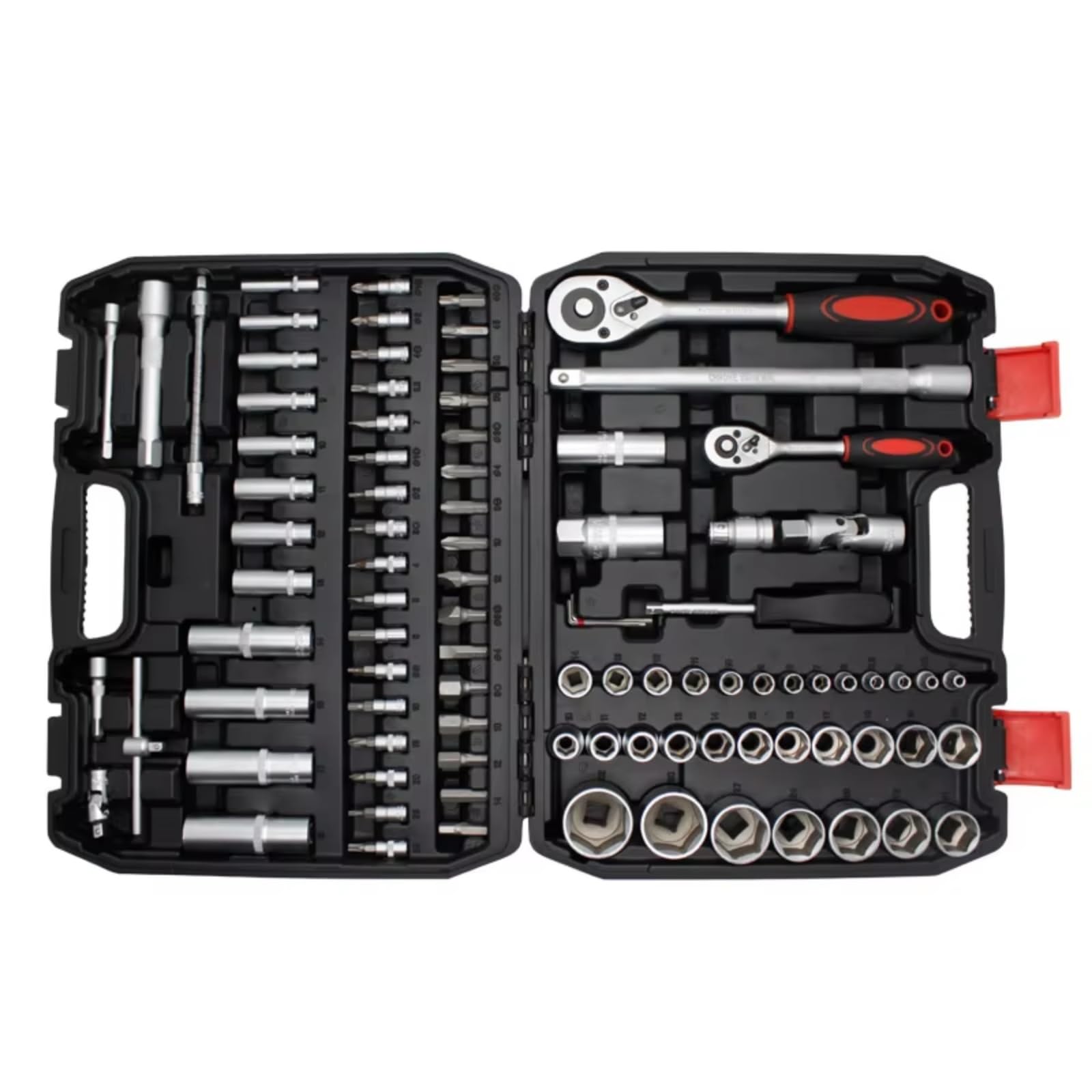 Chiavi a Cricchetto 94 Pezzi Set Strumenti Meccanica Presa Lunga Mars Maniglia A Cricchetto Punte Barra Prolunga Kit Di Strumenti Di Riparazione Combinato Chiave