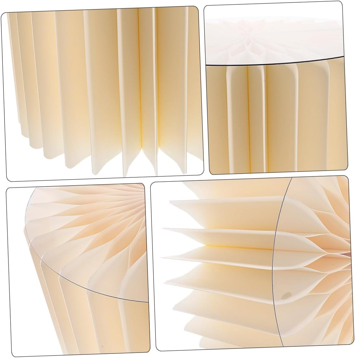 2pcs White Cylinder Pedestal Stands, Foldable Paper Column Display with 30cm Diameter X 20cm 40cm Height, Party and Wedding Centerpiece Decor for Tables and Backdrop