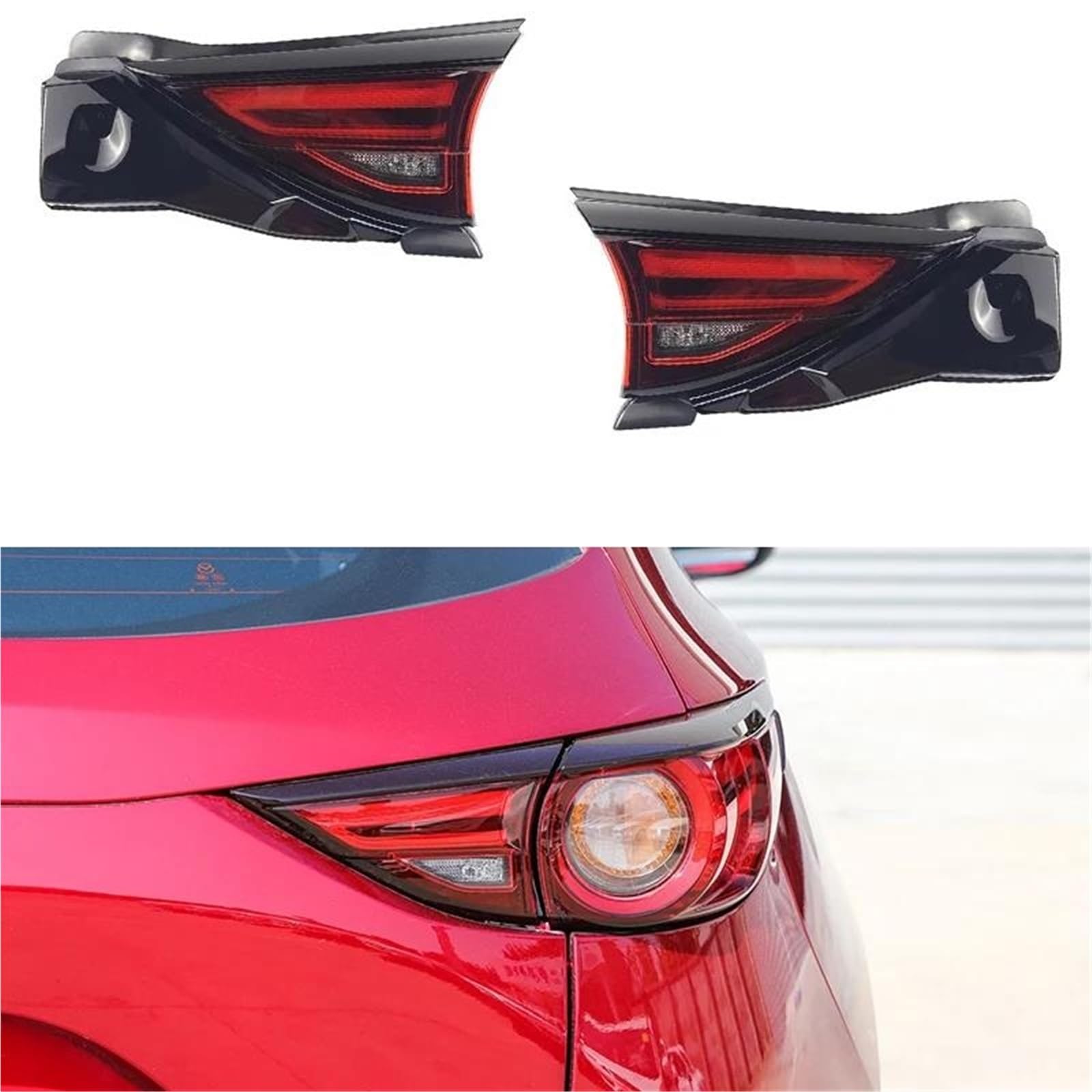 Luz Trasera Luz Trasera LED Para Mazda CX-5 (2017-2019): De Freno, Intermitente Y Posición Interior(NO LED Rigth)