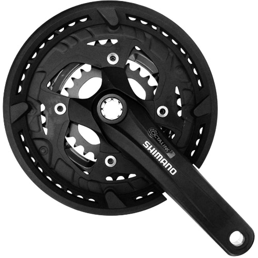 SHIMANO Alivio FC-T4010 Kurbelgarnitur Octalink 9-Fach schwarz 2020 Kurbelgarnituren Mountainbike