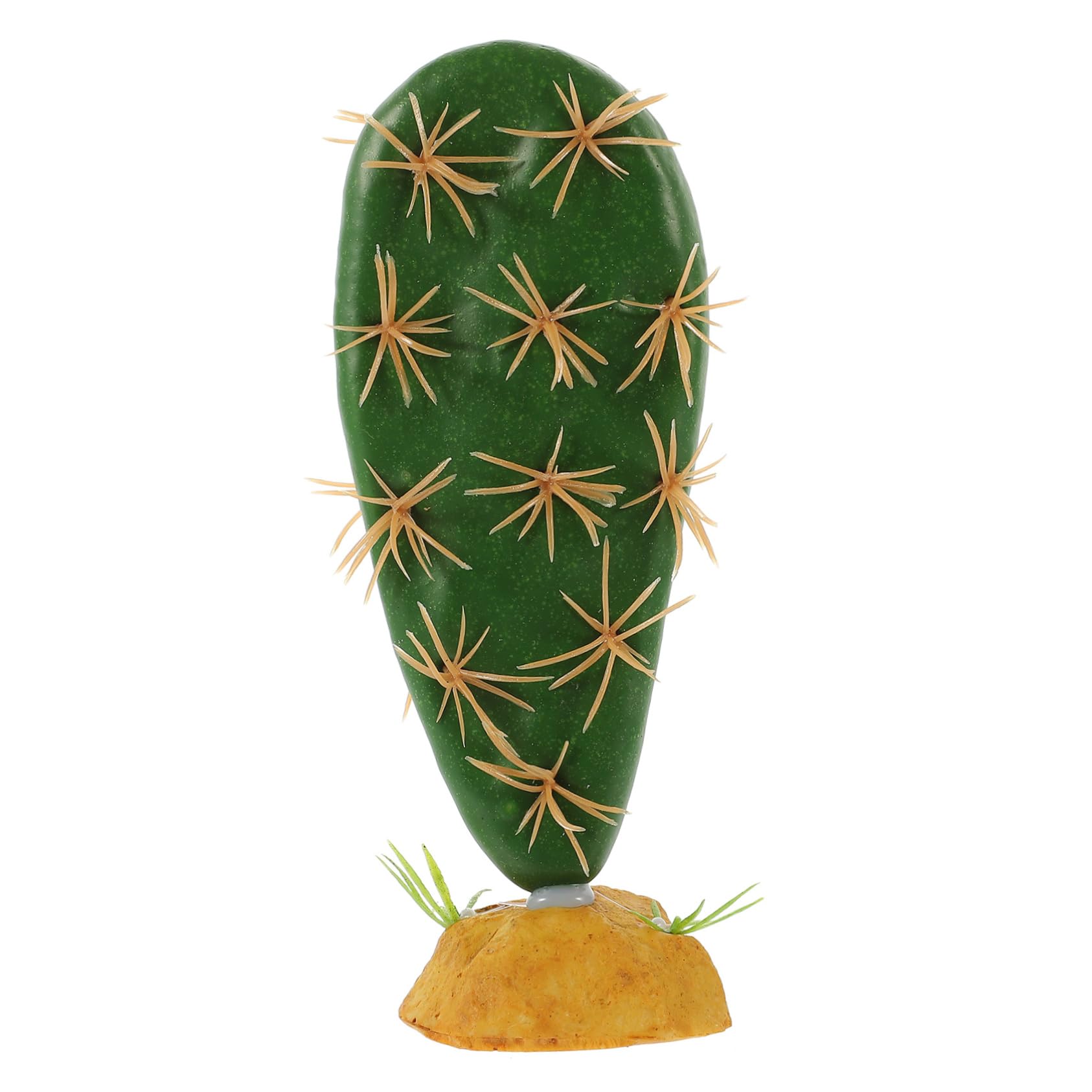 CIYODO Realistic Reptile Tank Decor Fake Cactus Plant for Aquarium Lizard Tank Accessories