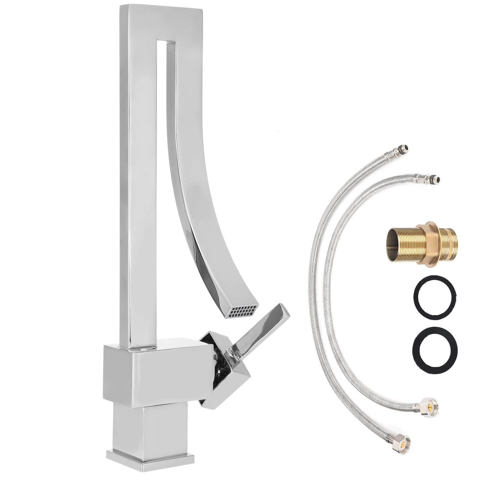 Rubinetto per Lavello da Cascata G1/2 Miscelatore Caldo Freddo