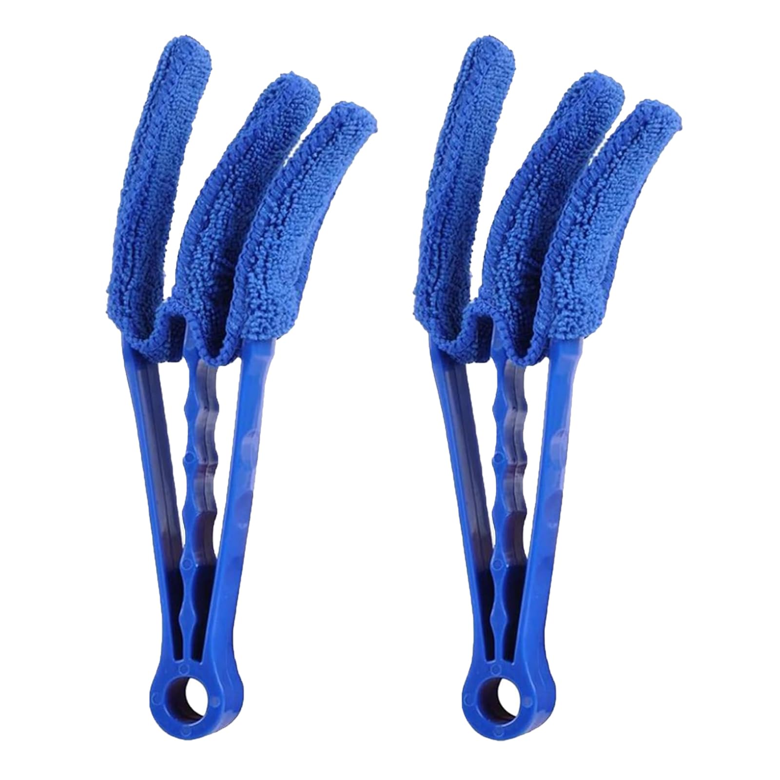 2 PCS Venetian Blind Cleaner Tool, Wet Dry Venetian Window Blind Cleaner Microfiber Brush, Window Blind Cleaner Duster Brush Kit, for Window Blinds Air Conditioner Jalousie Dust