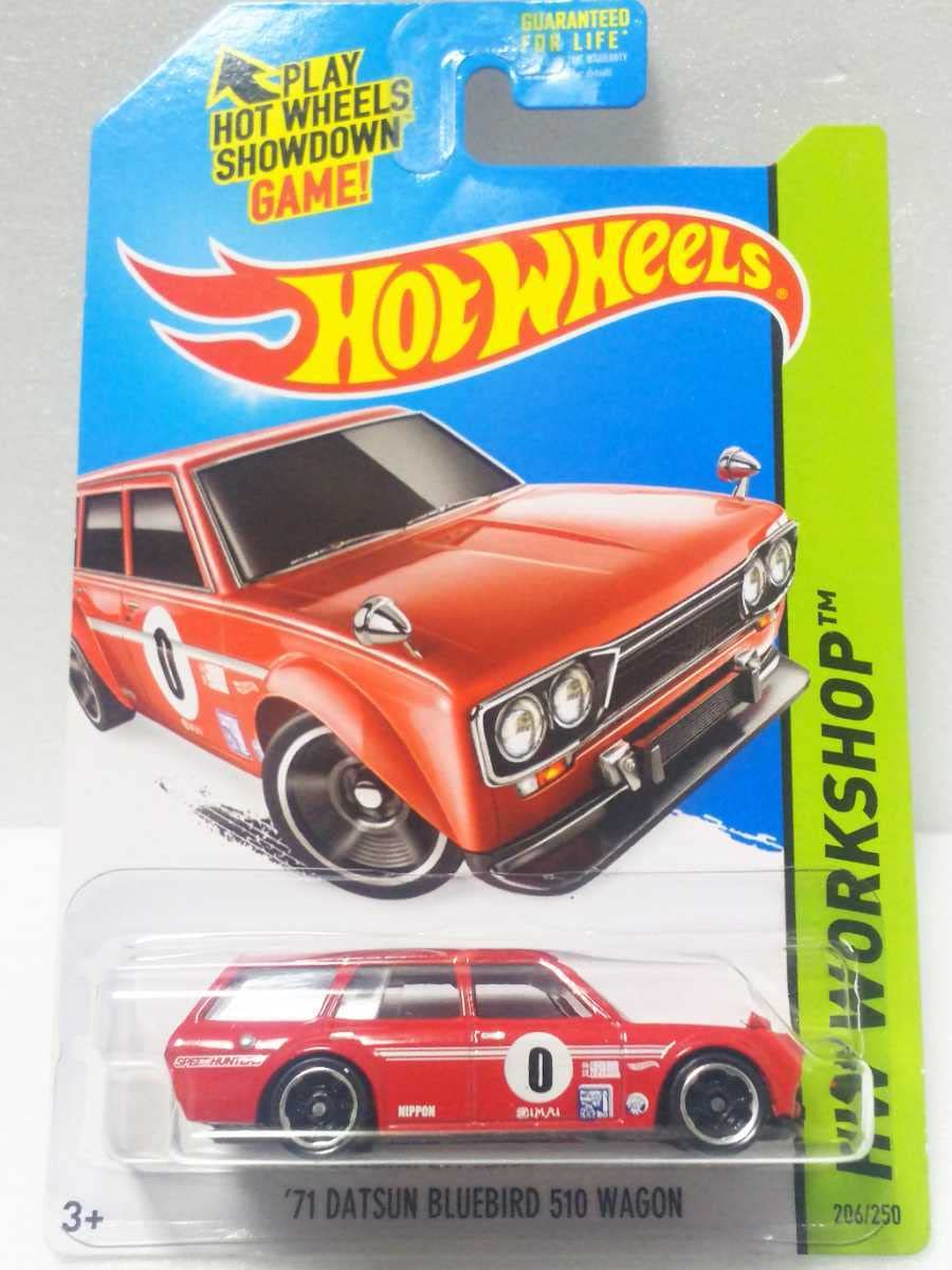 ホットウィール '71 ダッツン 510 ワゴン スムースグリル仕様 C/C ホットウィール '71 ダッツン 510 ワゴン スムースグリル仕様 C
