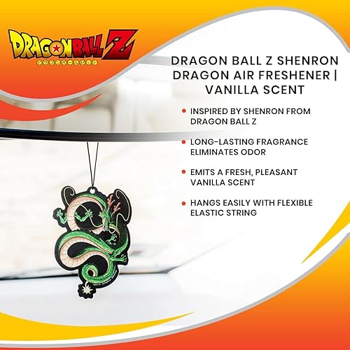 Miniatura 6 de Dragon Ball Z Shenron - Ambientador de dragón, aroma a vainilla, eliminador de olores para casa, coche, oficina, ambientadores de sala limpia,