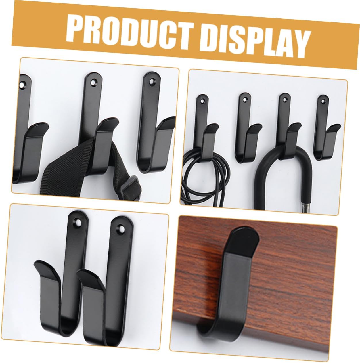 Totority Skateboard Hook Skateboard Rack for Surfing Skate Board Mounted Hooks Skateboard Wall Mount Hanger
