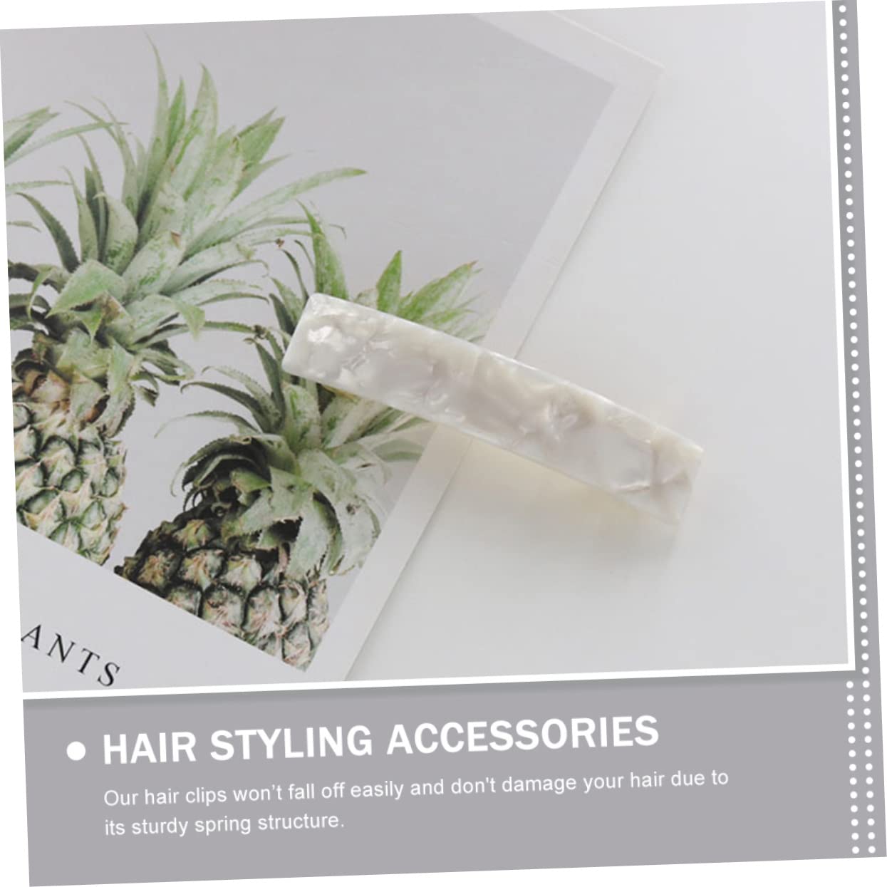 minkissy 12piezas Para Cabello De Acetato y Accesorios Para Mujeres Cabello Grueso y Fino Clips Para Maquillaje y Estilo Aleatorios