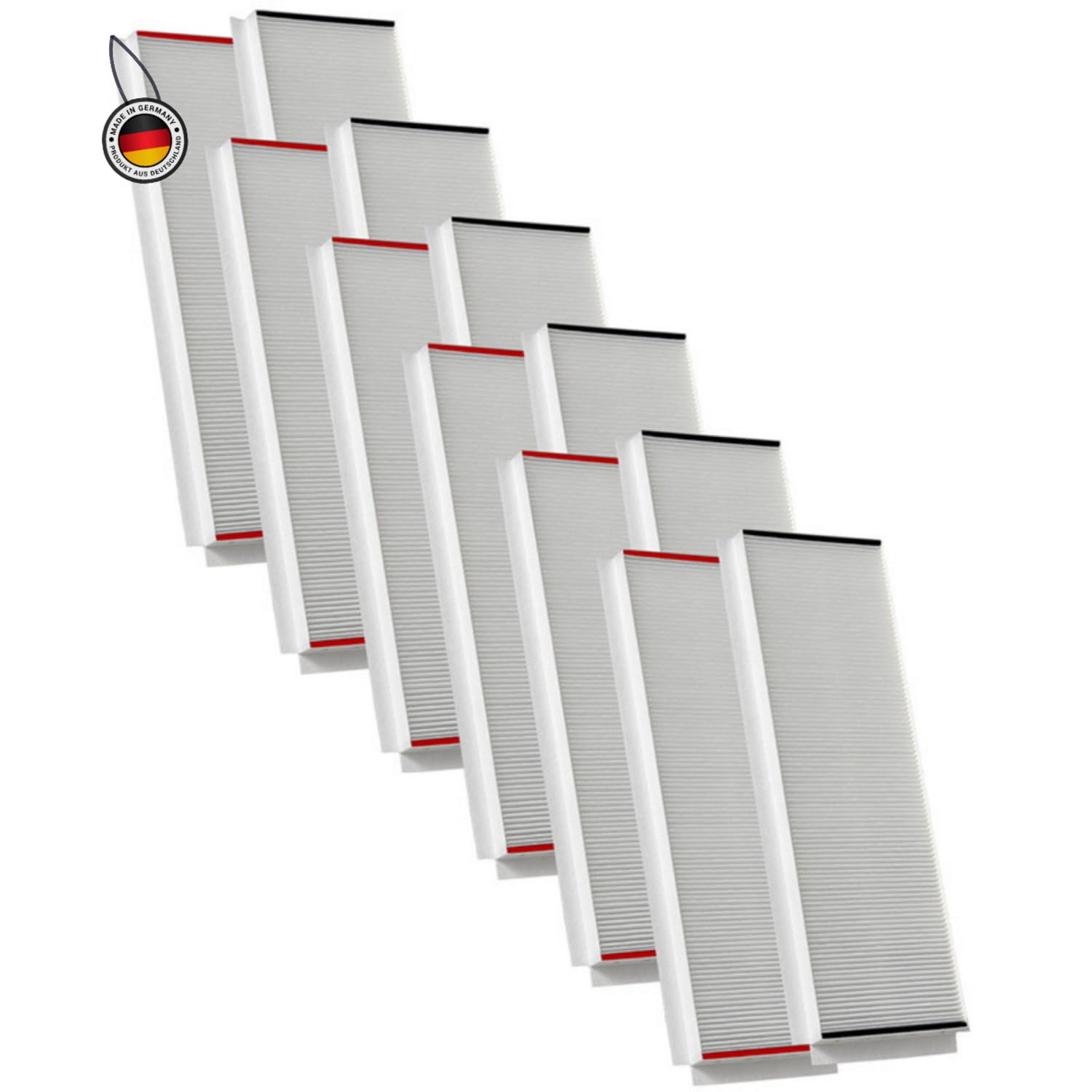 Tops Filtre Zehnder Comfoair q350 G4+F7 | 12x Filtre vmc double flux pour Zehnder Comfoair Q350/450/600 |Remplace Original Zehnder Filtre 400502013