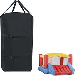 Andacar Storage Bag for Bounce House Inflatable, Portable Boun-cy House Storage Bag Kids Boun-cy Castle Bag Outdoor ju-mp House Bag Black-27.5