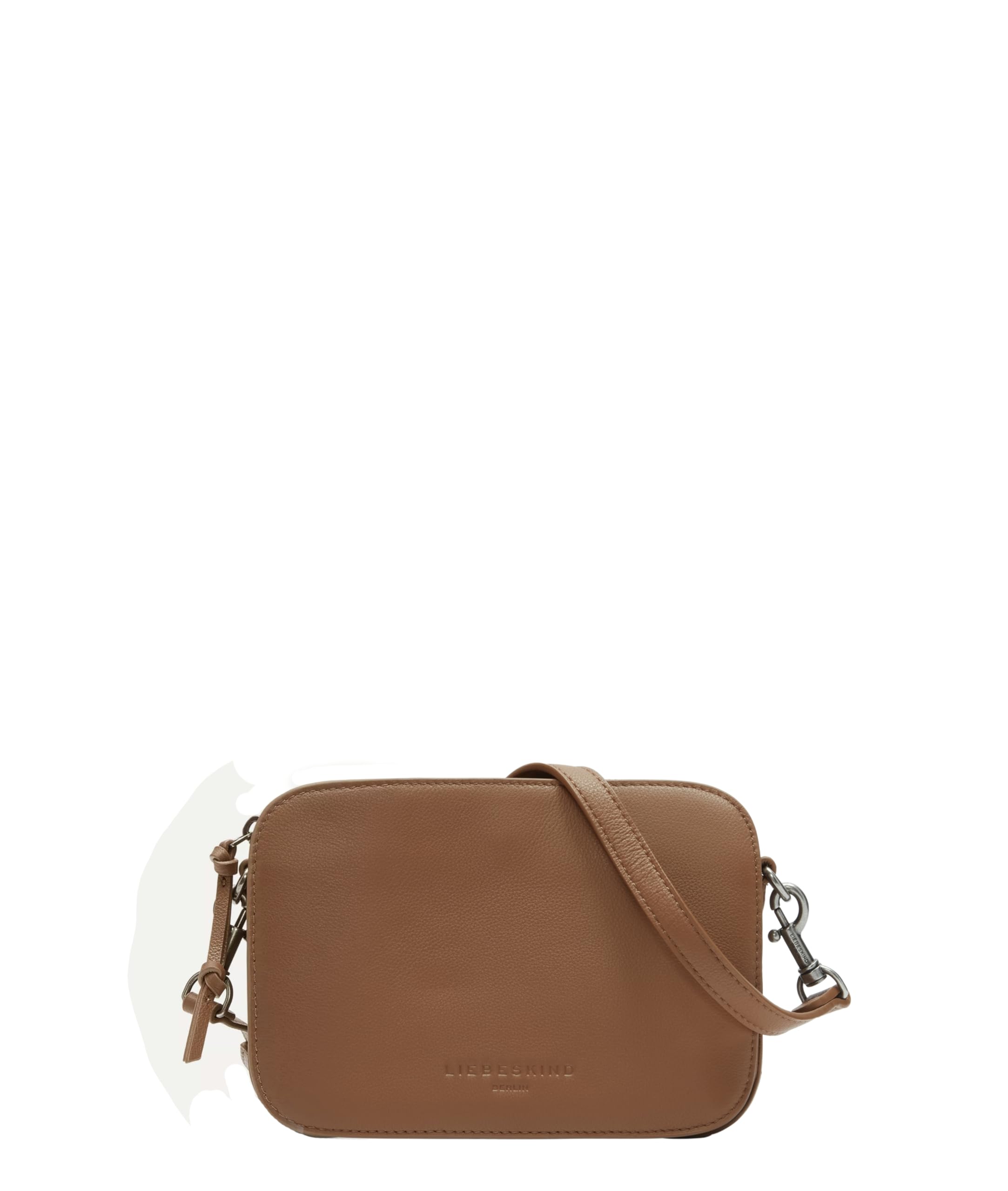 Liebeskind Berlin Umhängetasche Luka – Cross-Body Bag aus Leder mit verstellbaren Schulterriemen – kleine Schultertasche, Fächer mit Reißverschluss – Shoulder Bag, 14.5 x 20.5 x 7 cm, (H x W x D)