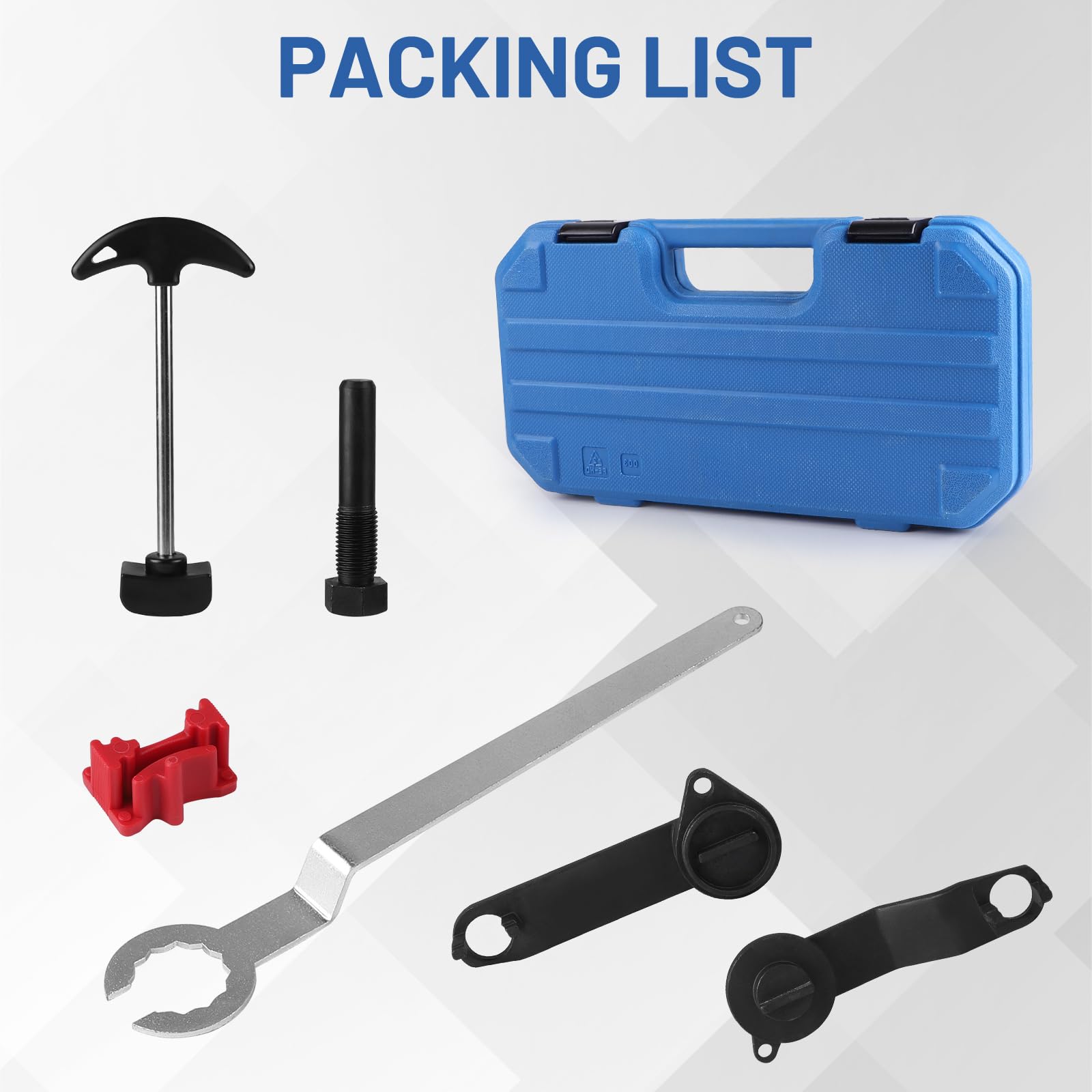 lalago 6pcs Strumento per Regolazione del Motore, Motori Cinghia Dentata per Alberi a Camme, Attrezzo Messa in Fase Compatibile con VW/A3, per VAG EA211 Serie 1.2L 1.4L 1.4T 1.5T 1.6L FSI TSI TFSI