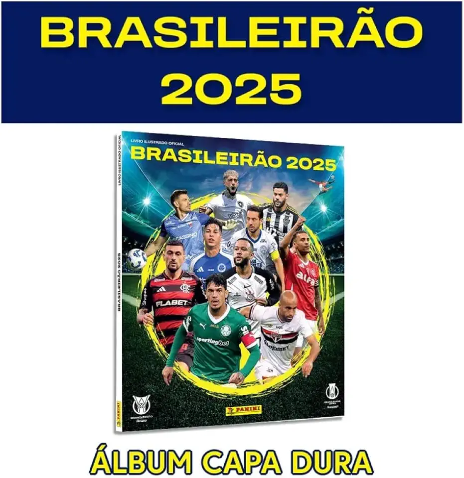 Álbum de Figurinhas Capa Dura Brasileirão 2025