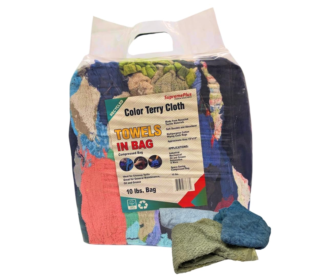 Color Terry Cloth Amazon.com: SupremePlus Recycled Color Terry Cloth Towel Rags โ Shop ...