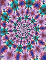 Fractal Space Photo Art Notebook: NASA Hubble Lagoon Nebula #4: A fractal image notebook made from a photo of space taken from the NASA Hubble, and filled with college ruled paper. 1731255780 Book Cover