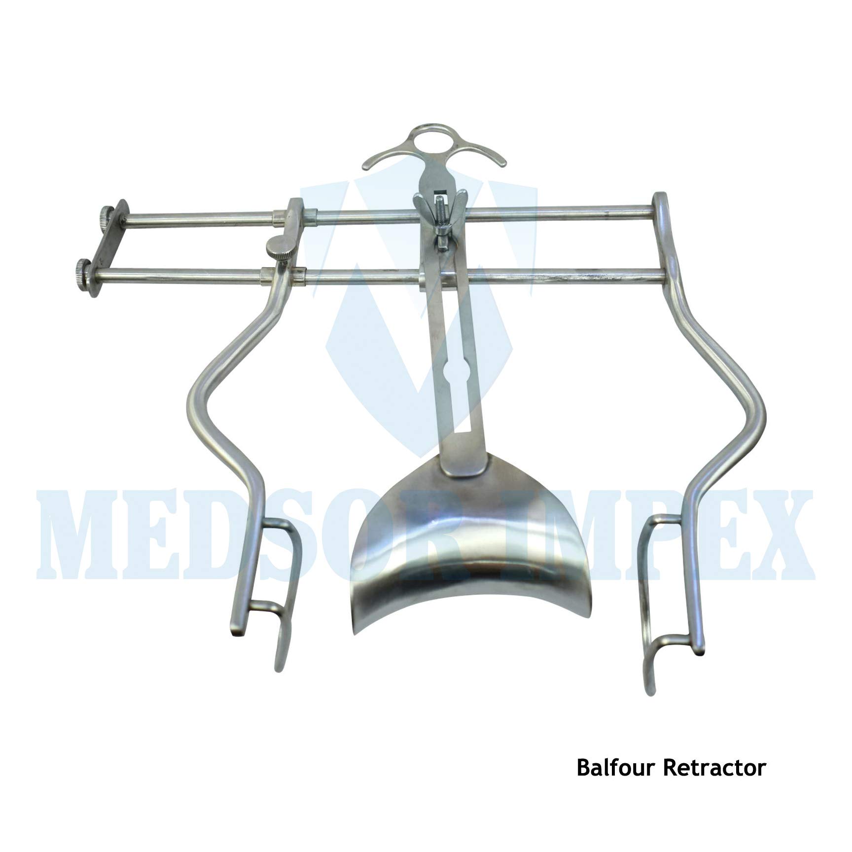 Balfour Abdominal Retractor - Deluxe Quality, Stainless Steel Surgical Instrument For Hysterectomy & Procedures