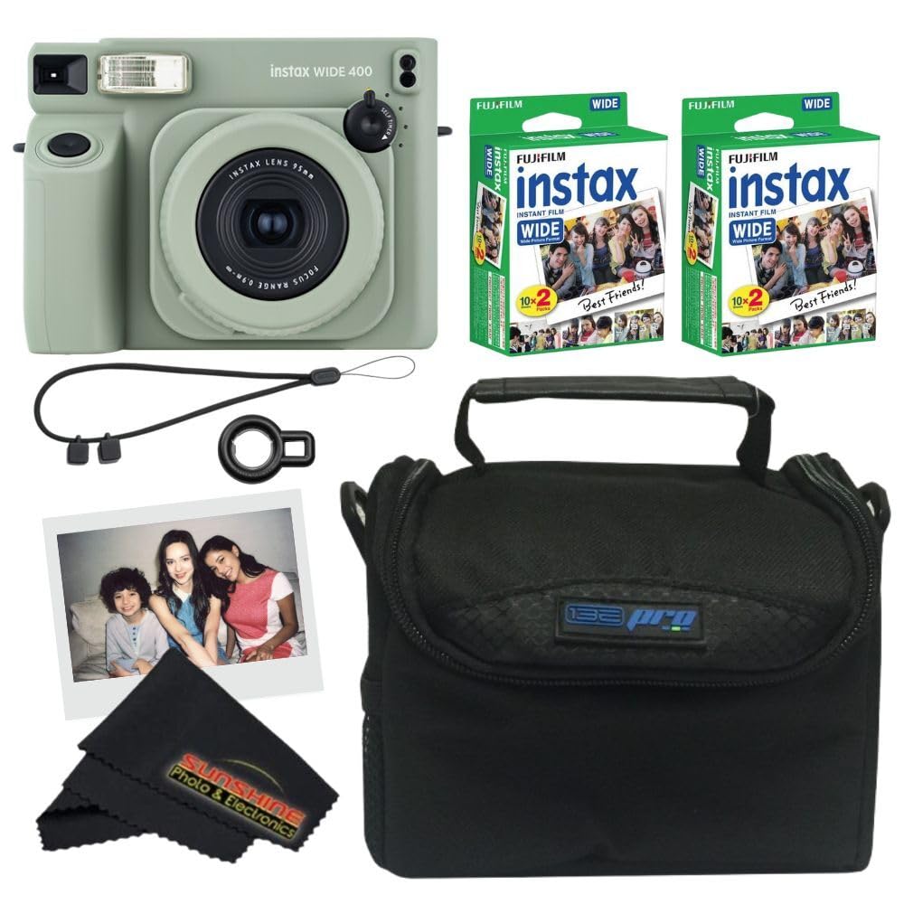 Amazon.com : Fujifilm INSTAX Wide 400 Instant Camera - Sage Green