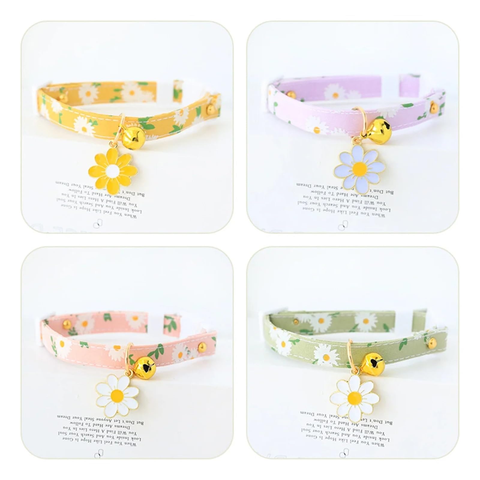 Productos para mascotas Collar for mascotas con colgantes, accesorios coloridos for perros, cachorros y gatos, Collar for gatito, campana de seguridad ajustable, Collar for mascotas Productos para mas