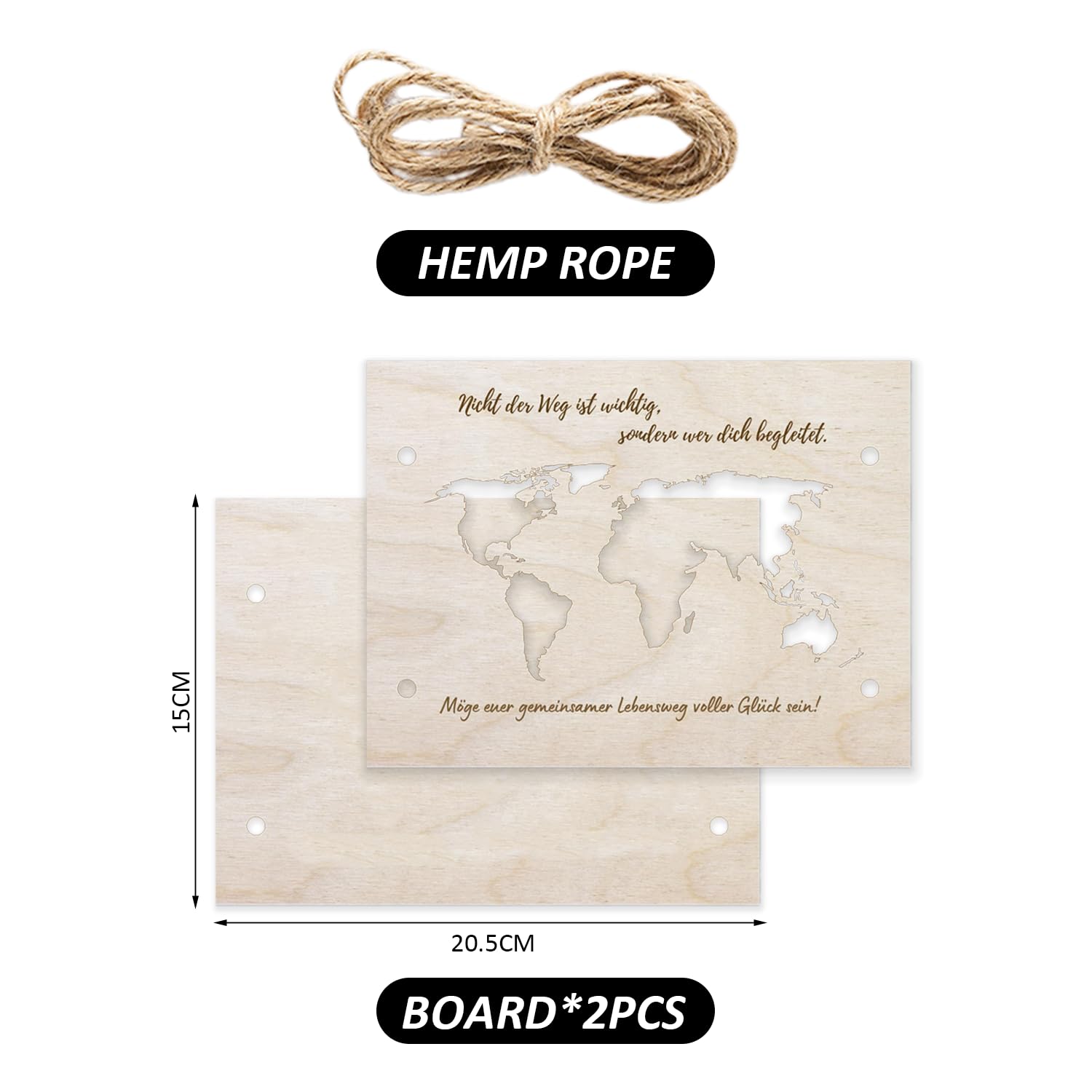 Tarjeta de dinero de madera personalizada regalo boda recién casados