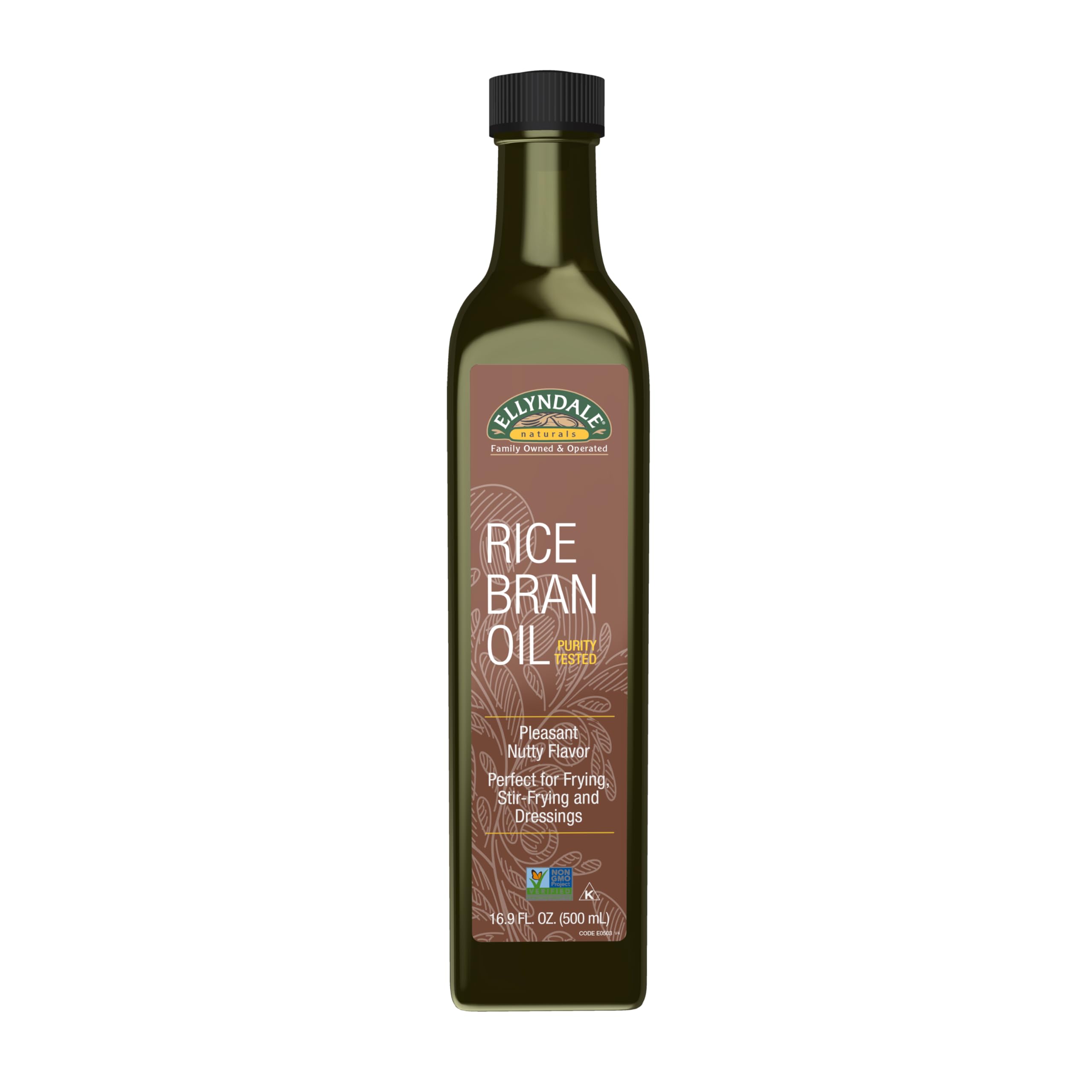 NOW Foods, Rice Bran Oil, 100% Pure for Superior Taste, Pleasant Nutty Flavor, Perfect for Frying, Stir-Fry, and Dressings, Certified Non-GMO, 16.9-Ounce