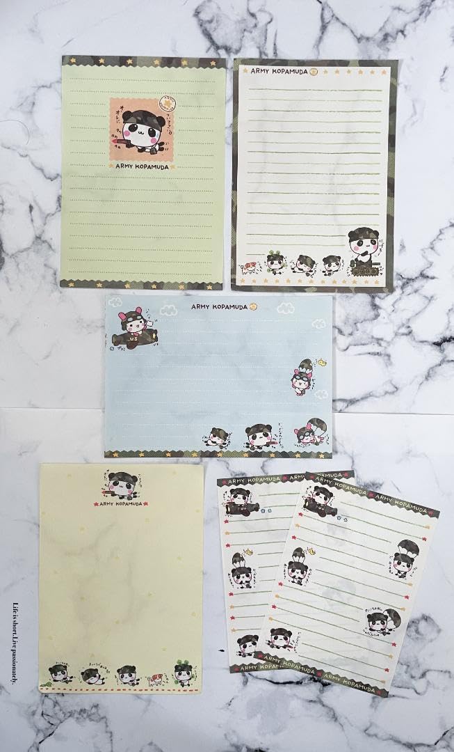 【平成レトロ】　アーミー　こはむ　レターセット　こぱむだ アーミーこぱむだ Twinkle rara chan レターセットの通販 by