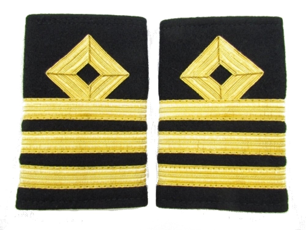 Uniform Store London Epaulette Merchant Navy Chief officer Chief Mate Slip-on R867