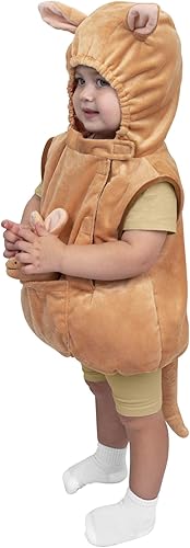 Miniatura 2 de Dress Up America Disfraz de canguro para bebés - Mameluco de canguro animal para bebés