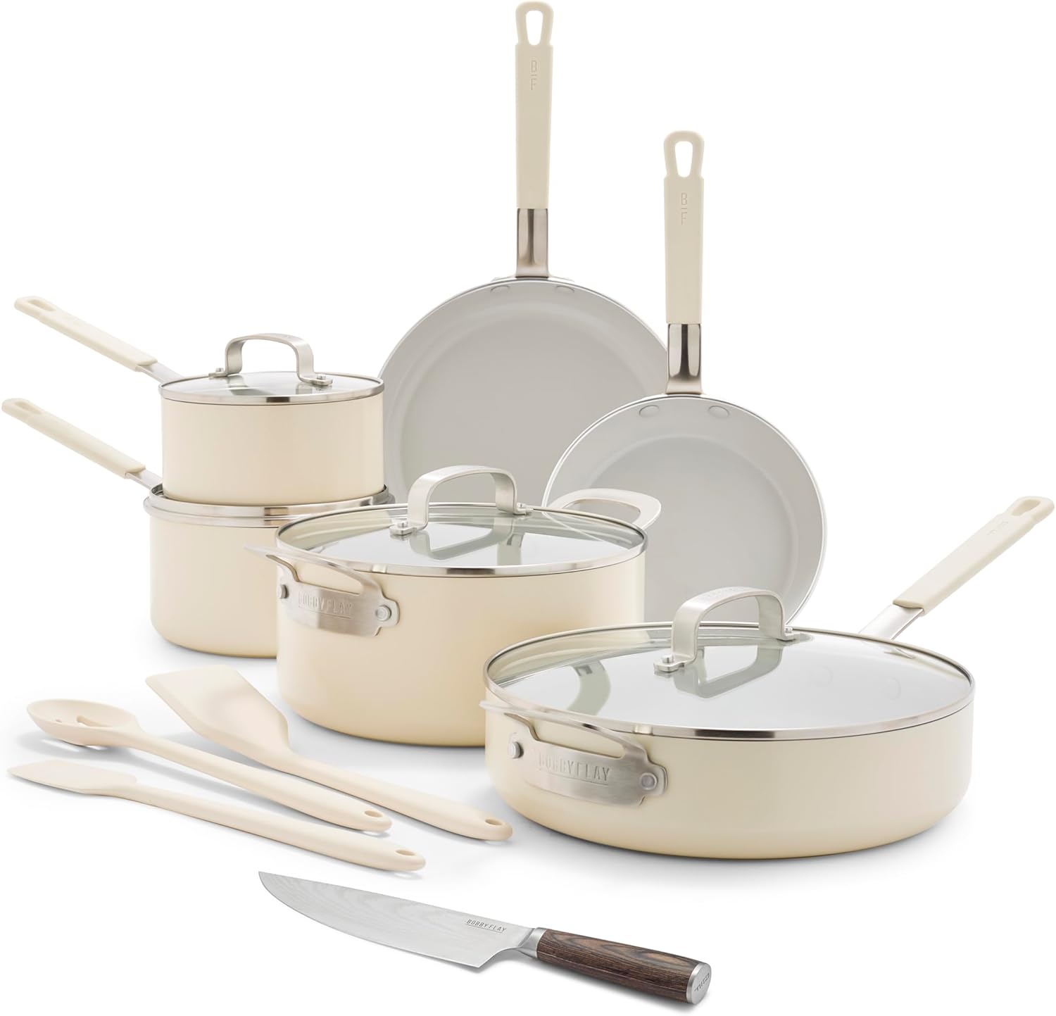 13 Piece Cookware Set + Chefs Knife