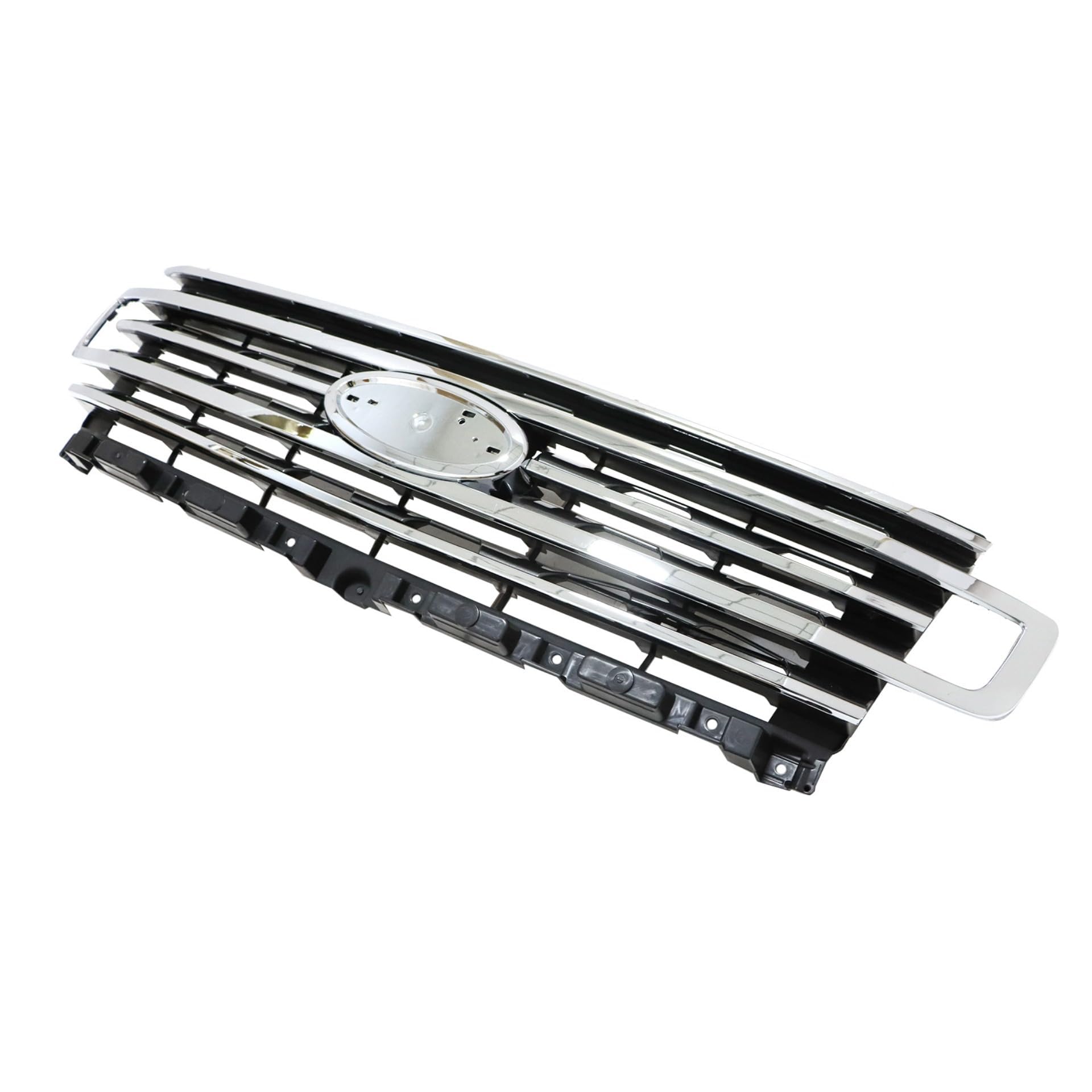 Amazon.com: GXARTS Chrome Black Bumper Front Grille LL1Z8200BB