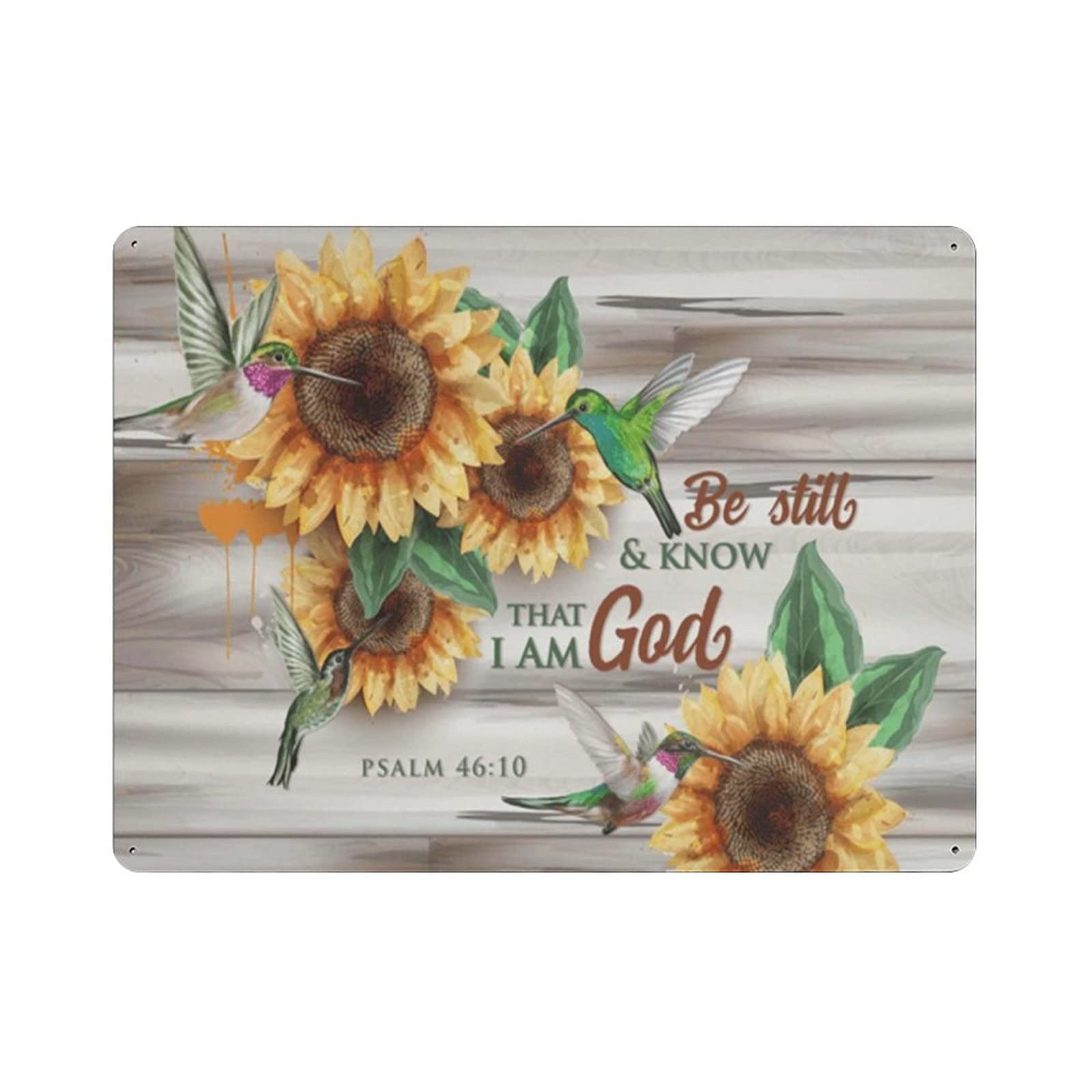 AOOEDM Sunflower Vintage Metal Sign for Home Shop Coffee Garage Man Cave Signs Wall Plaque Kitchen Bar Sign Wall Decor Poster