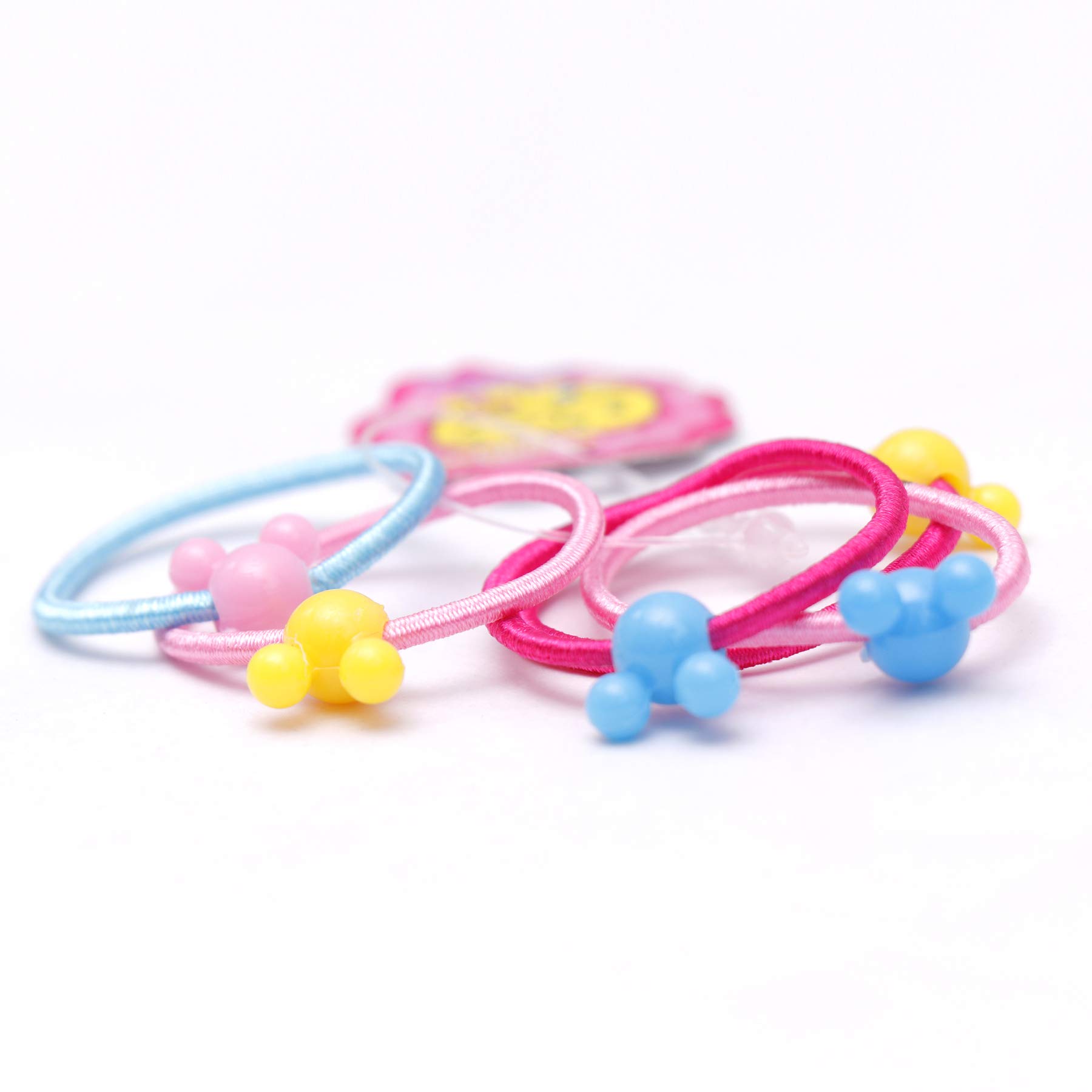 Honbon Multicolor Colors Soft Rubber Mini Hairbands Elastic Hair Ties Tiny for Baby Kids Girl 2