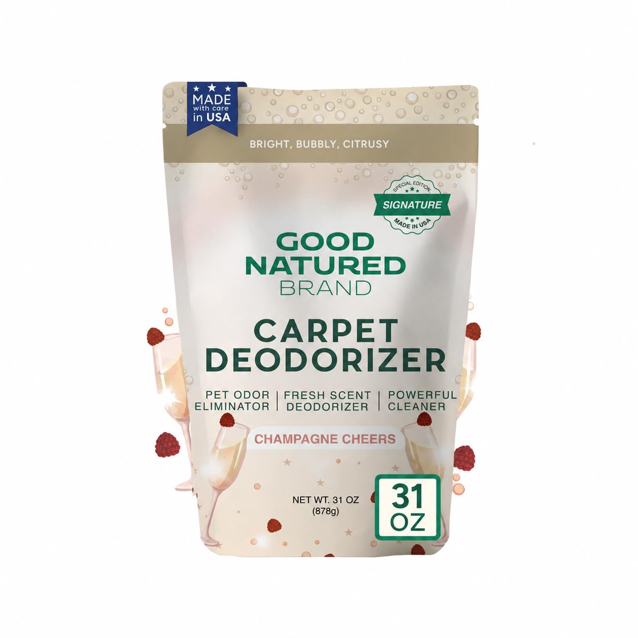 Good Natured Brand Carpet Deodorizer &amp; Air Freshener Powder, 31oz