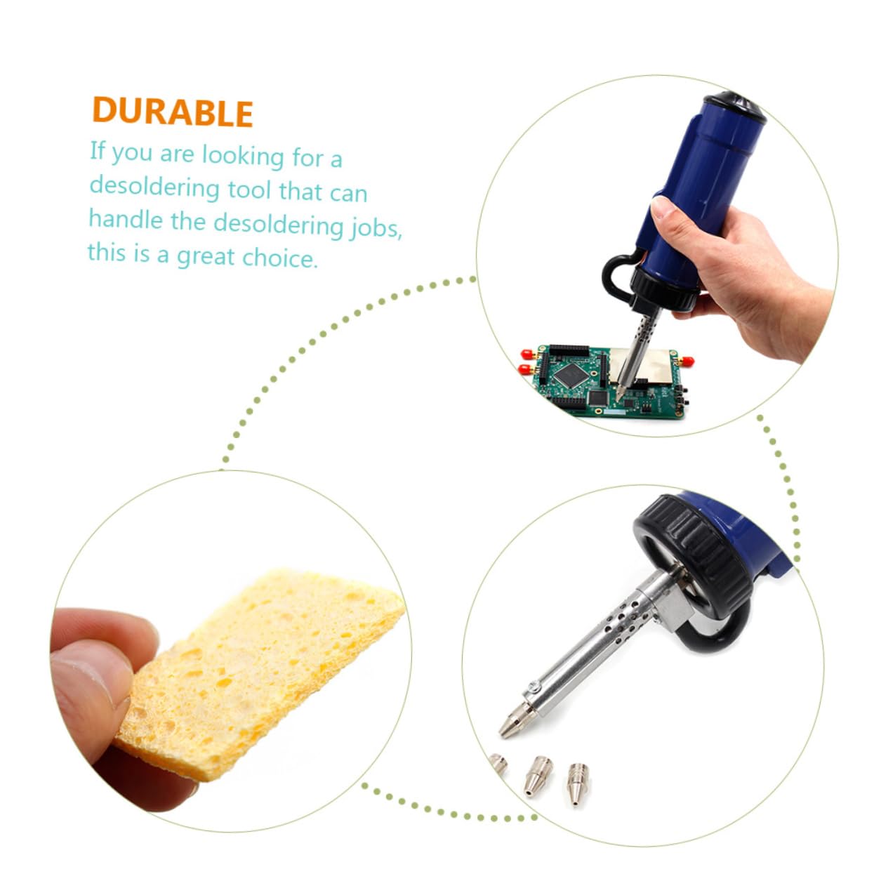 Pompe à Dessouder Électrique 350 W, Aspiration Rapide