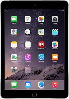 Apple iPad Air 2 MH312LL/A (128GB, Wi-Fi + Cellular, Space Gray) 2014 Model (Renewed)