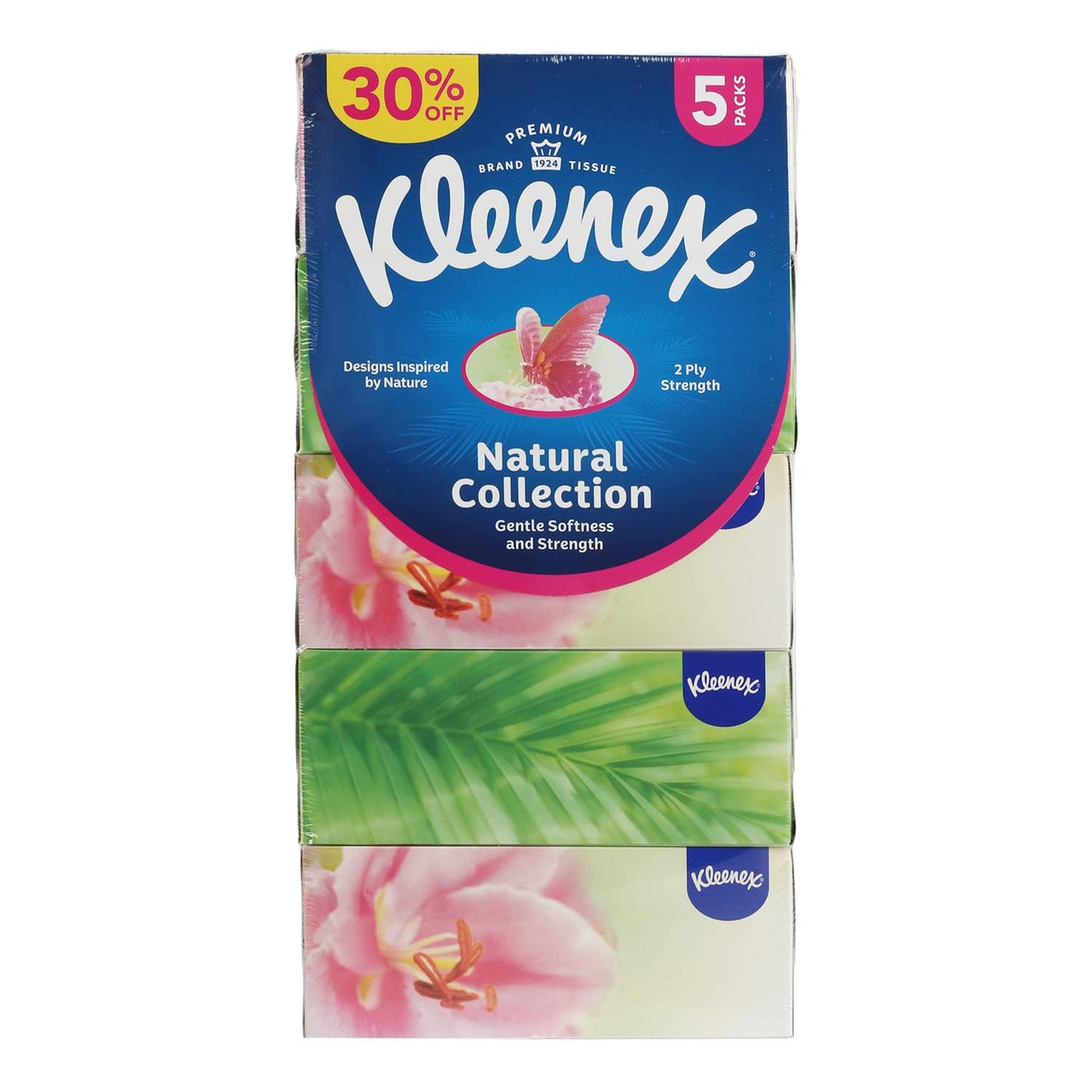 Kleenex Home Decor Facial Tissue 2ply Value Pack 5 x 170 Sheets