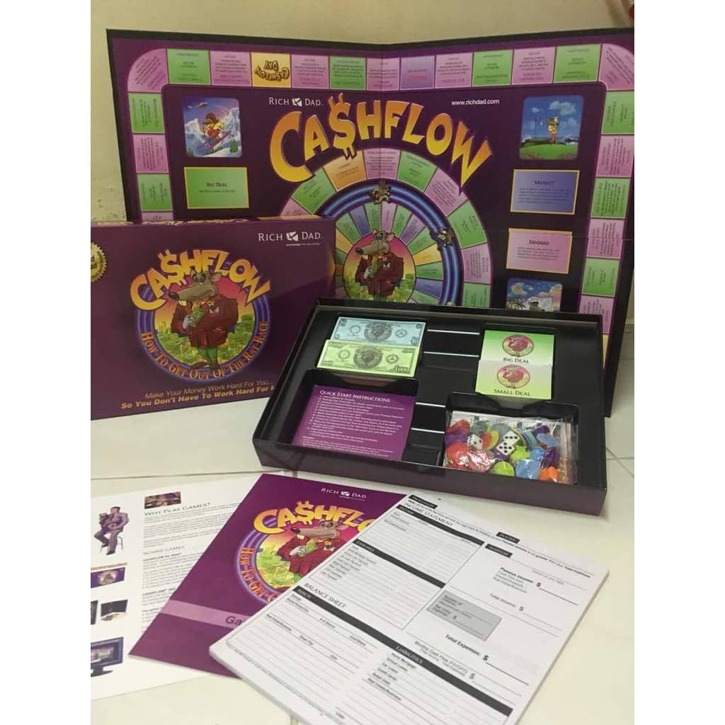 Cashflow 101 Board Game RichDad by R. Kiyosaki, Make Your Money