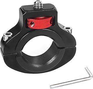 TECKEEN Electric Bicycle Handlebar Mount for Camera, Adjustable Camera Clamp with 1/4 Screw for Action Camera