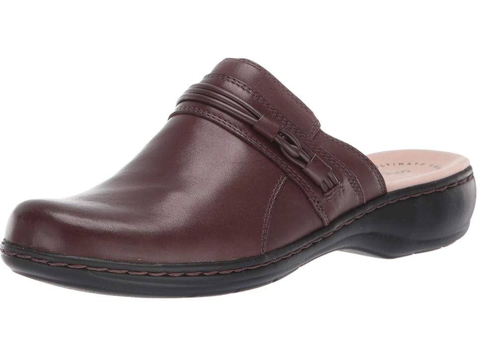 

Clarks Leisa Clover (Dark Brown Leather) Women's Shoes