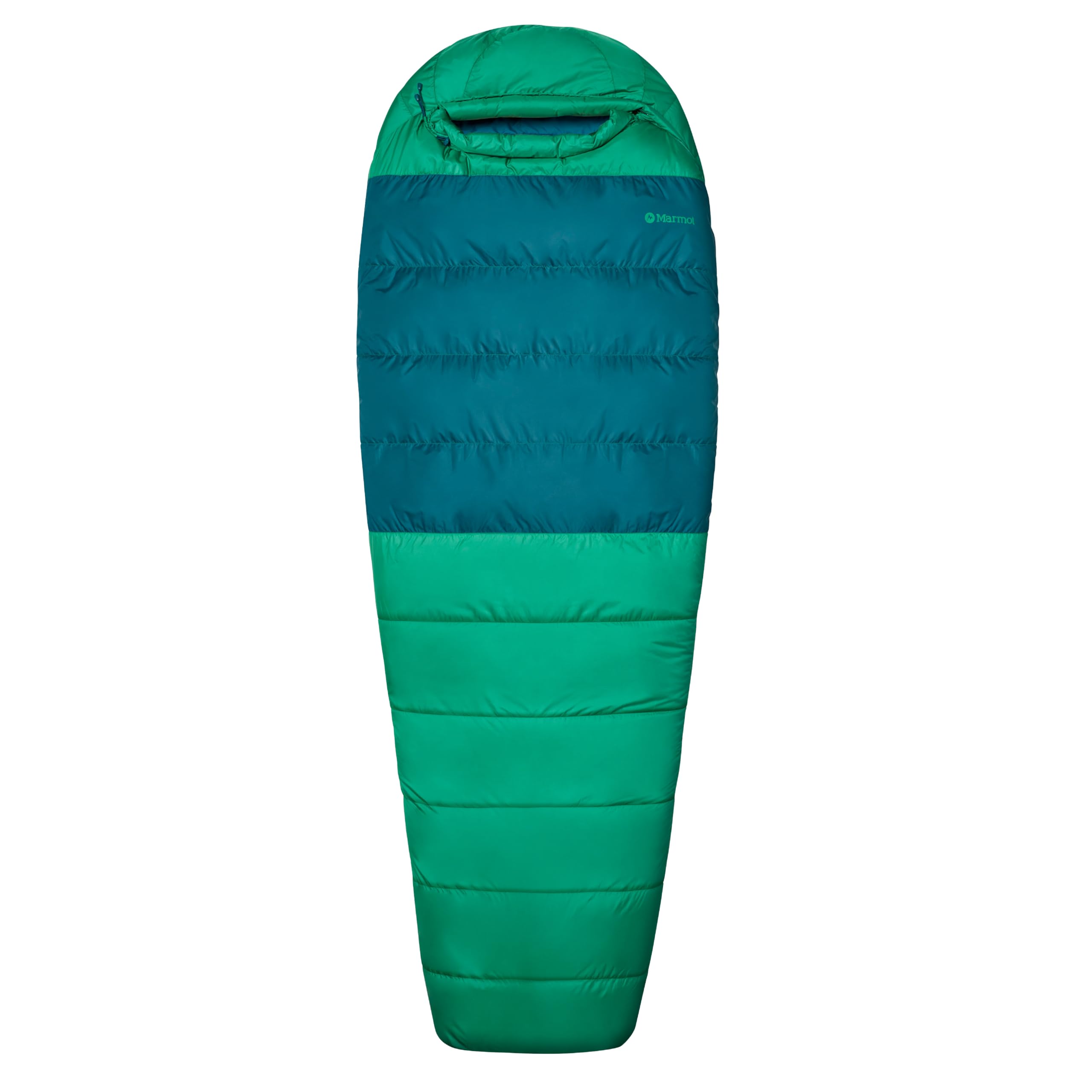 MarmotLost Coast 30 Adult Mummy Sleeping Bag, Duck Down with Over 600 Fill Power, Lightweight and Warm, Easy to Pack, Suitable to -21°C