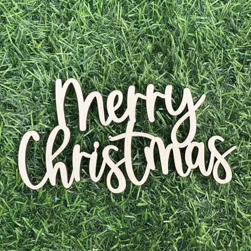 Wooden Merry Christmas Sign for Front Door Christmas Front decor for Winter Holiday Xmas Eve New Year Party Photo Booth Prop Supplies(5.513.15 in)